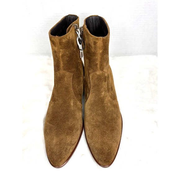 Saint Laurent brown Ankle Cowboy Boot Womens size EU 36.5 (US 6) - Picture 2 of 14